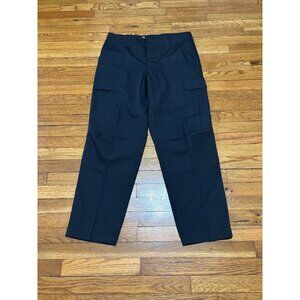 Brigade Quartermasters Mens Combat Cloth Ripstop Cargo Pants Sz Large Black